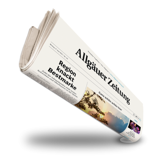 Die gedruckte Allgäuer Zeitung